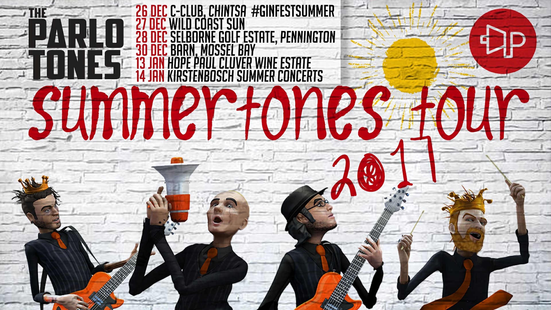 The Parlotones Summertones Tour, Paul Cluver Amphitheatre PERRONFM 95.1