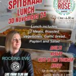 Join Desert Rose Farmstall for an epic Spitbraai Lunch on Saturday, 30 November with live music from Rocking Eve at 11:30am. Book your spot today at 083 484 2004 and bring your appetite for a great time!. 