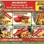 Kekkel en Kraai in Malmesbury bied 'n wonderlike geleentheid om groot te spaar met ons spesiale aanbiedinge van 26 - 31 Mei. Besoek ons gerus by Bokomo Weg 30, om voordeel te trek uit hierdie fantastiese promosies. Aanbod geldig terwyl voorraad hou. Kekkel en Kraai Malmesbury - Van die Plaas, Na die Tafel. Besoek ook die PERRONFM 95.1 events kalender vir meer inligting.