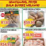 Kom loer gerus in by Kekkel en Kraai Malmesbury in Bokomo Weg 30 vir spesiale aanbiedinge en spaar groot. Geldig van die 29 April - 05 Mei 2025. Terwyl voorraad hou! “Bulk Buyers are very welcome”. Kekkel en Kraai – Van die Plaas, Na die Tafel.!