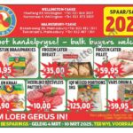 Kom loer gerus in by Kekkel en Kraai Malmesbury in Bokomo Weg 30 en spaar groot. Geldig van die 11 - 17 Maart 2025. Terwyl voorraad hou! “Bulk Buyers are very welcome”. Kekkel en Kraai – Van die Plaas, Na die Tafel.!
