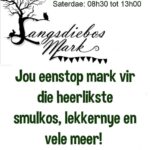 Waar is dit lekker? Langs die bos mark, Voortrekker Saal, Barocca Straat Malmesbury. Wanneer kan jy ons besoek? Elke Saterdag tussen 08:30 - 13:00. Jou eenstop mark vir die heerlikste smulkos, lekkernye en vele meer! Geniet heerlike kos, uniek handgemaakte geskenke en 'n ongelooflike atmosfeer saam met familie en vriende. Hoop om jou te sien!.