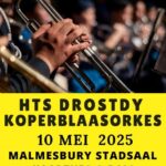 Join HTS Drostdy Brass Band for an unforgettable evening of music, Saturday, 10 May at Malmesbury Town Hall in aid of Jo-Dolphin Swartland APD. Tickets are R120 per person. Be entertained by 40 talented musicians performing world-class hits – from timeless classics to ABBA, The Beatles, Chris de Burgh & Europe! Tables provided – bring your own food & drinks for a relaxed night out. Snacks are also available on pre-order from Jo-Dolphin Swartland APD. To book: bookingsjodolphin@gmail.com/ WhatsApp 072 949 3521 