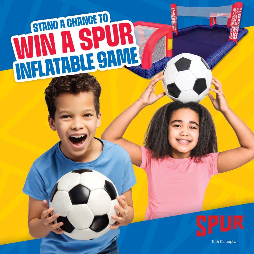 Sabino Canyon Spur Steak Ranches - Colour In and Win! Your little artist could walk away with a Spur Inflatable Spur Sports Game! Kids aged 3 - 12 can enter by colouring in our fun sheet and popping it into the in-store entry box. It's that easy! Ask your friendly waitron for a colouring sheet. Competition ends, 30 June 2025. One lucky winner per restaurant - chosen at random. Winners will be notified telephonically. T&Cs apply.