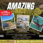 Get ready for the adventure of a lifetime at The Freedom Hill Amazing Race! Gather your team of four for a day of excitement, clues, challenges, and discoveries testing mind and body. Entry: R300 per person. Race at Freedom Hill Function Venue on Sunday, 14 December, starting 10:00 AM. Lace up, sharpen up—let the race begin! Contact Mandy - 0825609894