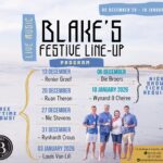 “Ruik jy al die feestyd? Blake Family Wines bring die vakansie-vibes Weskus toe! Van 6 Desember tot 10 Januarie 2026 – ’n ongelooflike program met top kunstenaars, gratis én kaartjie-geleenthede. Jou feestelike plan is klaar gemaak! Bespreek nou: bel 022 451 2701, WhatsApp 081 271 3033 of e-pos byle@blakefamilywines. Blake Family Wines – waar die vakansie begin!”Besoek ook die PERRONFM events kalender vir meer.