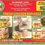 Kom loer gerus in by Kekkel en Kraai Malmesbury in Bokomo Weg 30 vir spesiale aanbiedinge, en spaar groot. Geldig van die 17 - 22 Maart 2026. Terwyl voorraad hou! Kekkel en Kraai - Van die Plaas, Na die Tafel.!