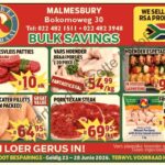 Kom loer gerus in by Kekkel en Kraai Malmesbury in Bokomo Weg 30 vir spesiale aanbiedinge, en spaar groot. Geldig van die 23 - 28 June 2026. Terwyl voorraad hou! Kekkel en Kraai - Van die Plaas, Na die Tafel.!