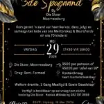 Huis van Heerde nooi jou hartlik uit na ons 3de Spogaand die 29ste Mei by Die Stoor in Moorreesburg. 'n Aand van styl, samesyn en betekenis. ’n Spesiale geleentheid waar ons saam kuier, lag, eet en selfs ’n bietjie dans!  Alle fondse gaan ten bate van ons Mentorskap- en Beursfonds vir 70 kinders. Vir besprekings kontank 022 433 1042 / 063 810 5057 of stuur 'n e-pos na bemarking@heerde.co.za voor die 16de Mei. Bring jou vriende en jou dansskoene – kom maak saam met ons ’n verskil!