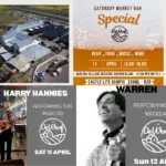 Enjoy a vibrant weekend at De Werf with live music, refreshing drinks, and a lively atmosphere. On Saturday, 11th April, catch Harry Hannies and enjoy market bar specials from 10:00 to 16:00, like Darling Cellars Reserve Chenin Blanc for R138 or a Castle Lite Dumpie for R28. On Sunday, 12th April, experience a live performance by Warren. Bring friends and family to enjoy great vibes, delicious food, and unforgettable memories!