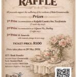 Huis Groeneweide in Fontein Street, Darling, is excited to announce its upcoming raffle event, with some lovely prizes up for grabs! By purchasing a raffle ticket, you are not only entering to win, but more importantly, you are supporting a cause that directly impacts the lives of individuals in our community. All proceeds go towards supporting the wellbeing of their residents. Get involved and make a difference in our community!.