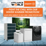 Stay warm this winter with Appliance World! We're heating things up with fantastic Winter Warmer deals. From bread makers for fresh, warm bread and Nutribullets for hearty soups, to cosy beds and TVs for those relaxing nights in – we've got everything you need this winter. Visit your nearest Appliance World between 1 and 12 July 2026 and grab these great offers while stocks last! Visit our Perronfm Adventure calendar for more.