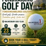 Merk 23 Oktober 2026 op jou kalender vir die Goue Aar Tehuis se Fondsinsamelingsgholfdag by die Malmesbury Gholfklub. Bespreek jou 4-bal of raak betrokke as borg en help ons om 'n verskil te maak. Vir besprekings of borgskap, skakel 022 486 6240 of e-pos yolandy@goueaar.co.za. Besoek ook die Avontuurkalender by perronfm.co.za vir meer.